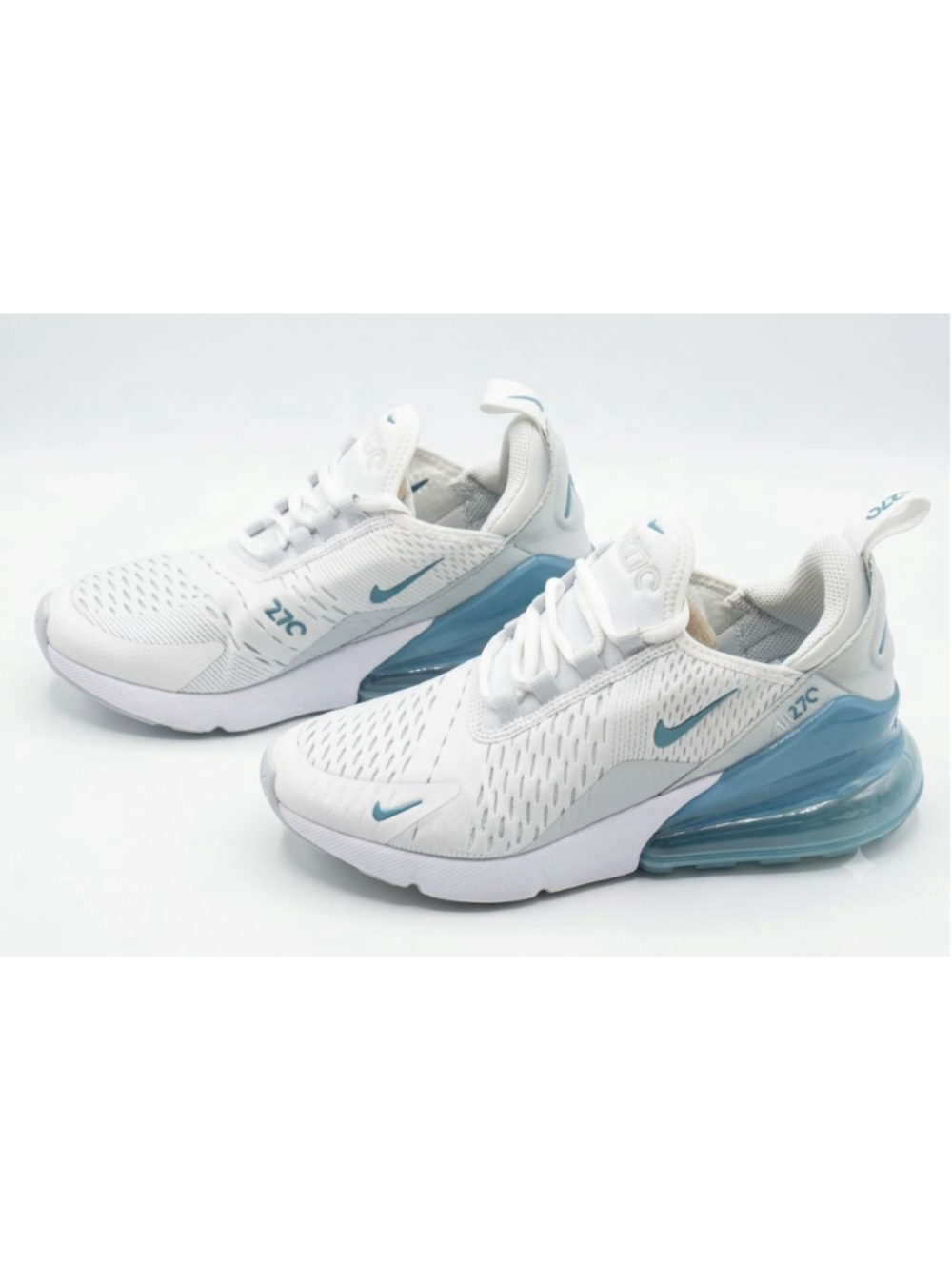 Nike Air Max 270 (GS) Shoes
Denim Turquoise 943345-420
Youth sz 4.5 Women's sz 6 - Picture 3 of 5